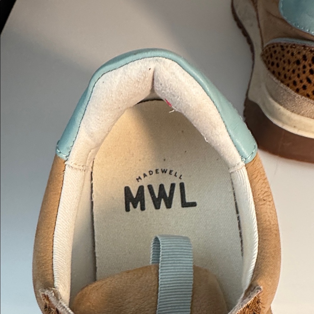 Made well Leopard‎ Print Sneakers with White Laces size 7.5 - Picture 4 of 5